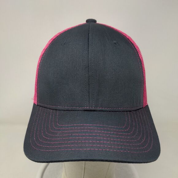 Unbranded Snapback Mesh Back Trucker Hat Multi One Size Colorblock Blank - Picture 2 of 7